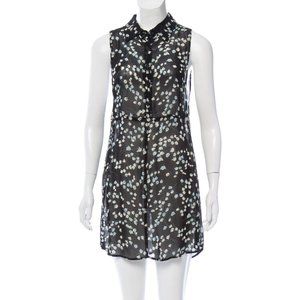 Reformation Sheer Floral Dress S